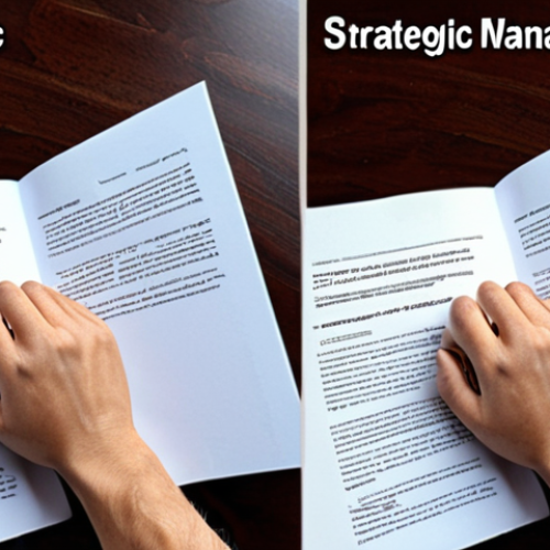 Here are two image prompts based on the provided text, designed to capture the essence of strategic management: