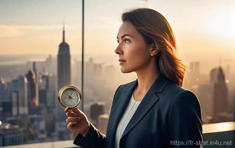 전략경영의 기본 프로세스 이해 - Image Prompt 1: The Entrepreneur's Guiding Light** 전략경영의 기본 프로세스 이해 - Image Prompt 1: The Entrepreneur's Guiding Light**